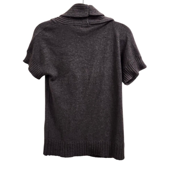 BCBG MAXAZRIA Women’s Angora Wool Sweater Short Sleeve Size M - Picture 4 of 6